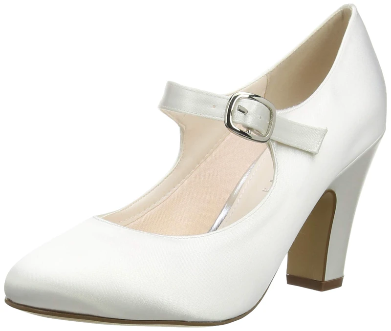Rainbow Club Womens Madeline Pump, Ivory, 6 UK