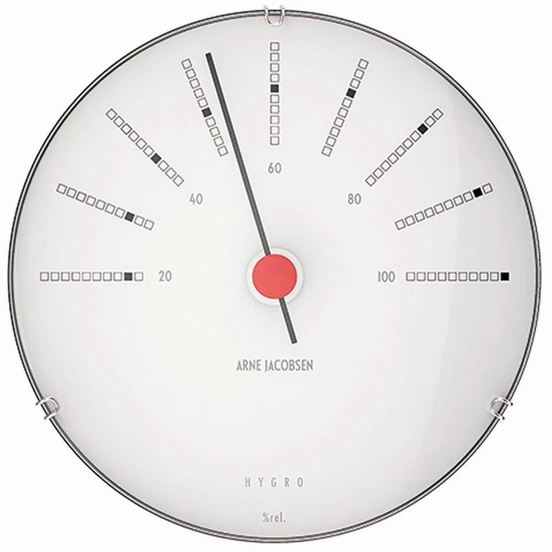 Arne Jacobsen Bankers Wall Clock Plastic Oak 12cm