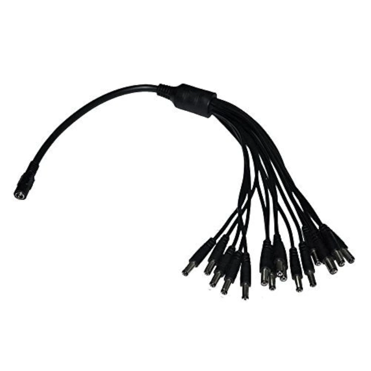 BW DC 1 Female to 16 Male Power Splitter Adapter Cables For CCTV Camera
