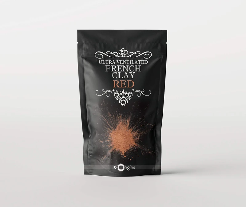 Mystic Moments | Red Ultra Ventilated French Natural Clay 5Kg - Pure & Natural Vegan GMO Free