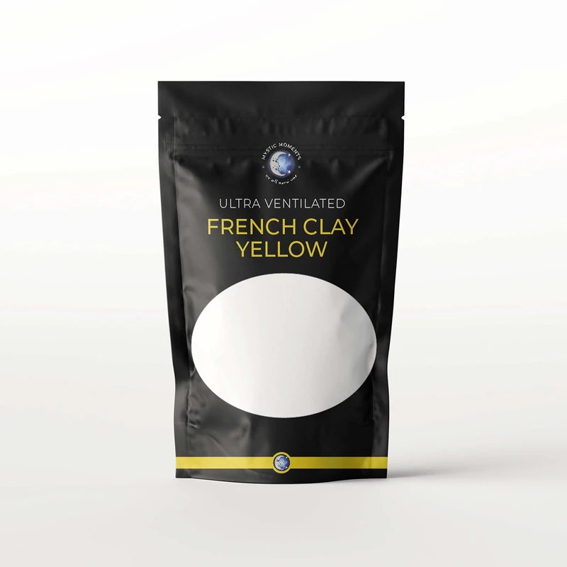 Mystic Moments | Yellow Ultra Ventilated French Natural Clay 5Kg - Pure & Natural Vegan GMO Free