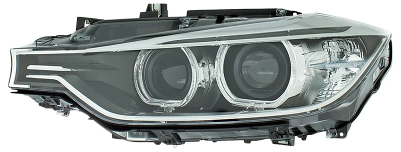 HELLA 1LJ 354 983-031 Halogen/FF-Headlight - for left-hand traffic - Left Front