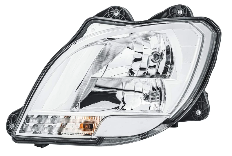 HELLA 1LD 010 116-591 Halogen/FF-Headlight - ECE - for left-hand traffic - Left Front