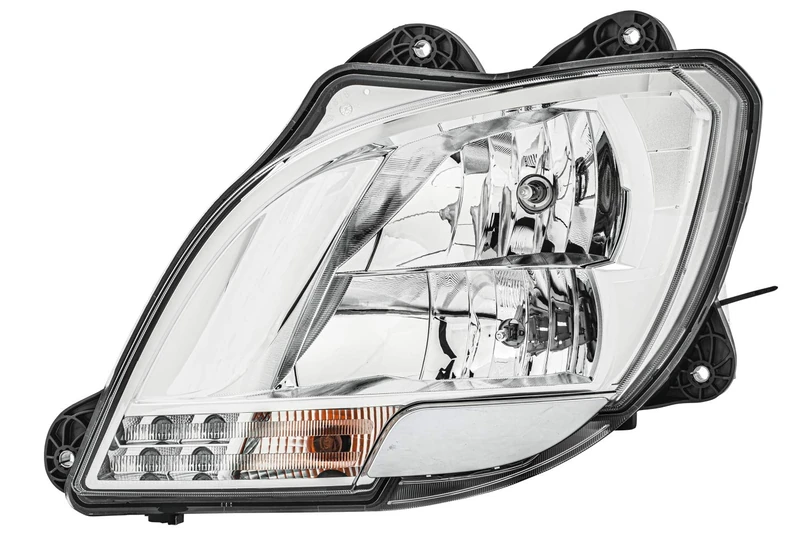 HELLA 1LD 010 116-611 FF/Halogen-Headlight - ECE - for left-hand traffic - Left Front