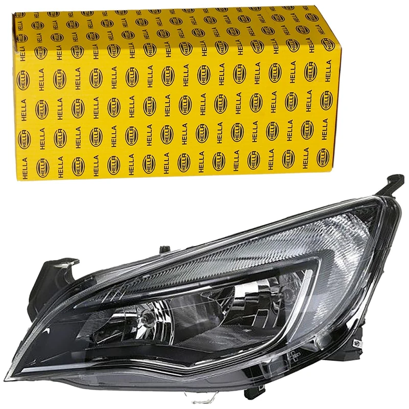 HELLA 1LG 010 011-691 FF/Halogen-Headlight - ECE - for left-hand traffic - Left Front