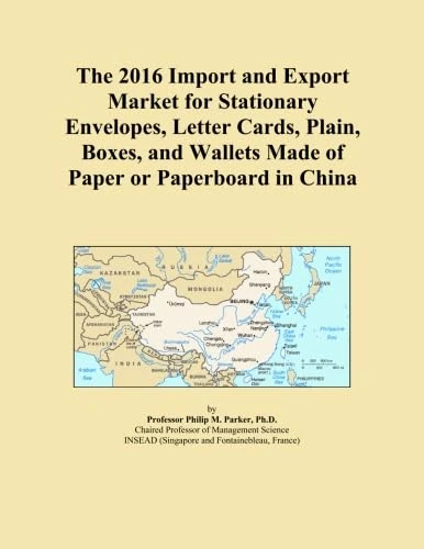 The 2016 Import and Export Market for Stationary Envelopes, Letter Cards, Plain, Boxes, and Wallets Made of Paper or Paperboard in China