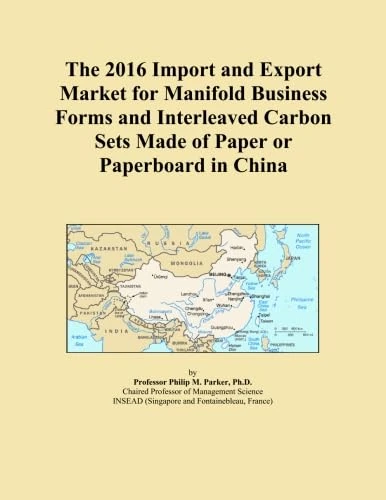 The 2016 Import and Export Market for Manifold Business Forms and Interleaved Carbon Sets Made of Paper or Paperboard in China