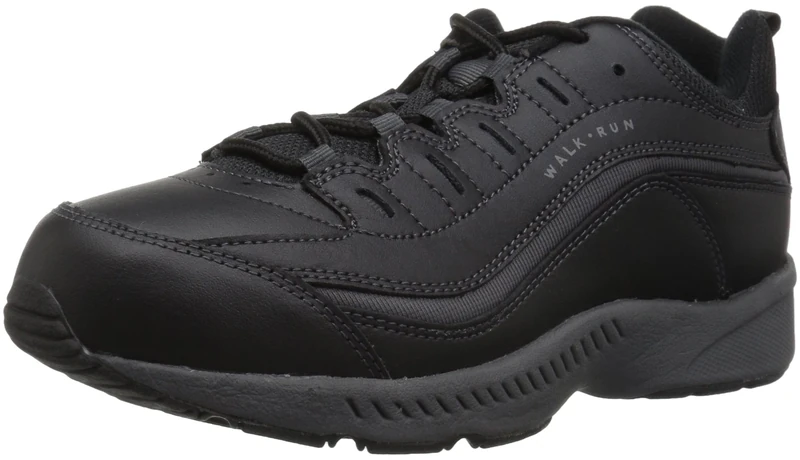 Easy Spirit Women's Romy Sneaker Black Size: 9 Narrow