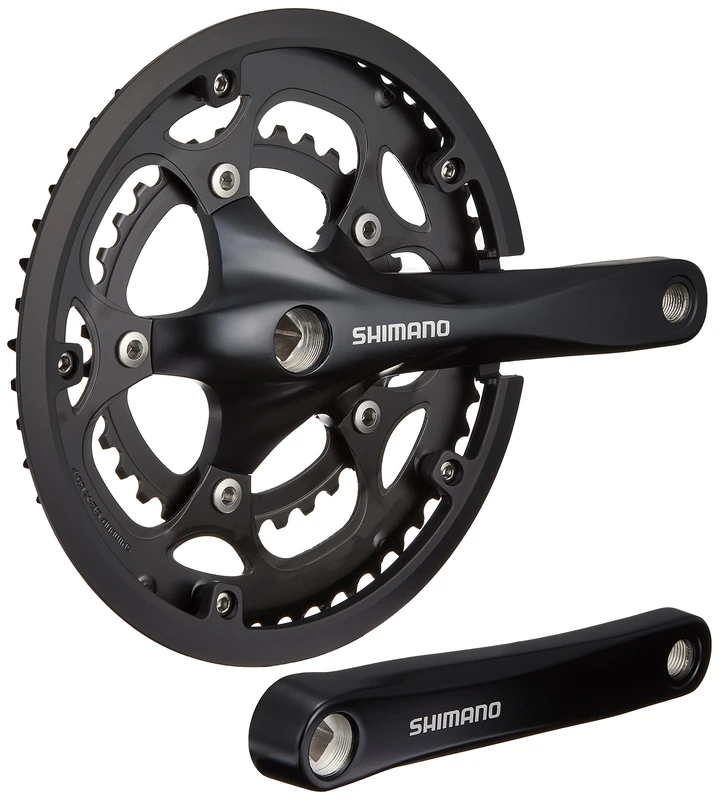 Shimano Unisex - Adult FC-RS200 Crankset, Black, One Size