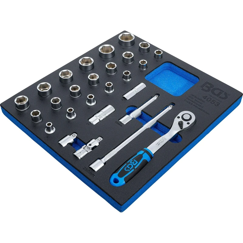 BGS 4053 | Tool Tray 2/3: Socket Set 12.5 mm (1/2 ") | 27 pcs.
