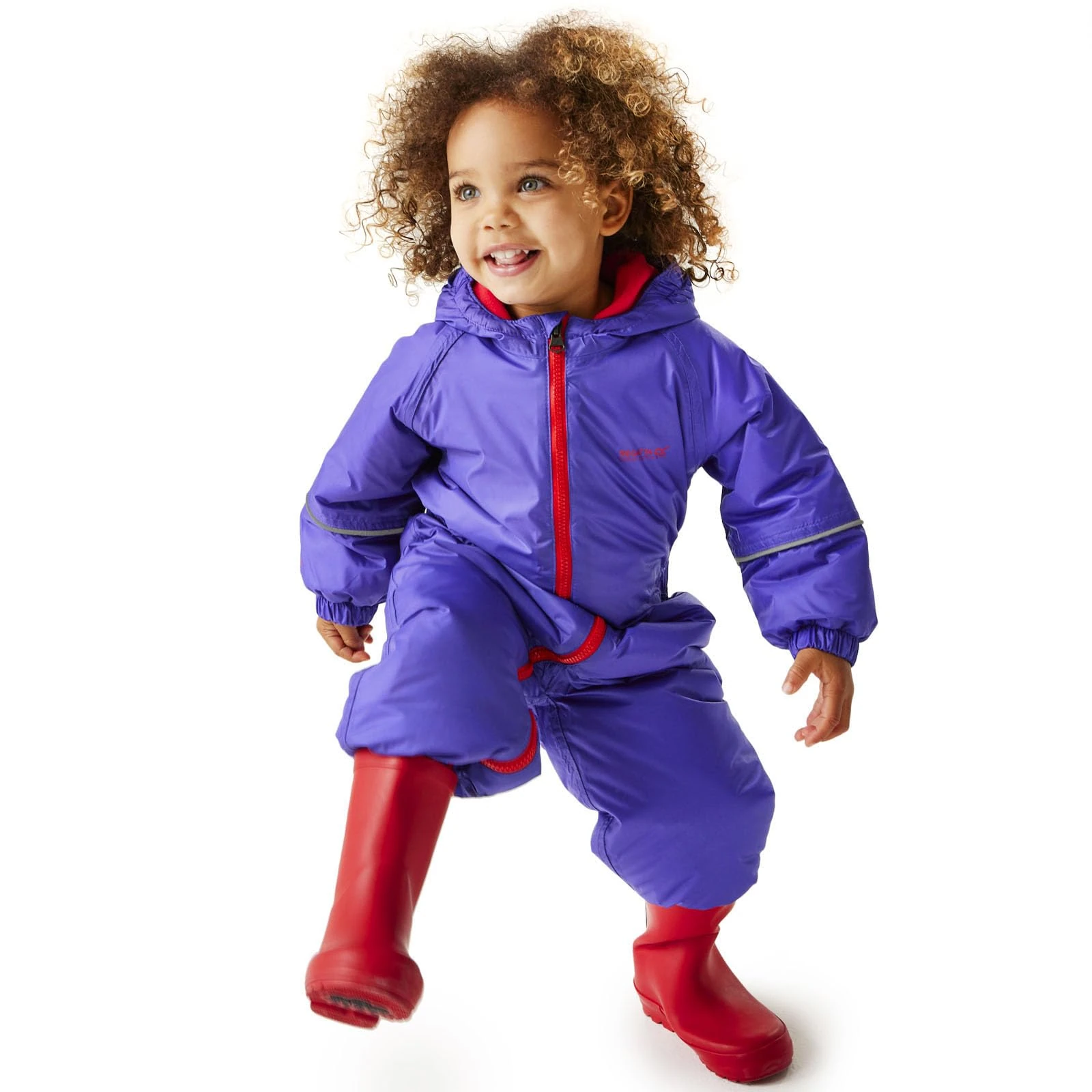 Regatta Kids Splosh III Waterproof & Breathable Insulated All-In-One Outdoor Rain Suit, UK 18/24 Months