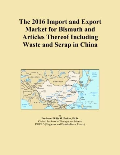 The 2016 Import and Export Market for Bismuth and Articles Thereof Including Waste and Scrap in China