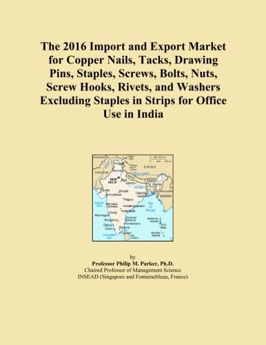 The 2016 Import and Export Market for Copper Nails, Tacks, Drawing Pins, Staples, Screws, Bolts, Nuts, Screw Hooks, Rivets, and Washers Excluding Staples in Strips for Office Use in India - Image 1