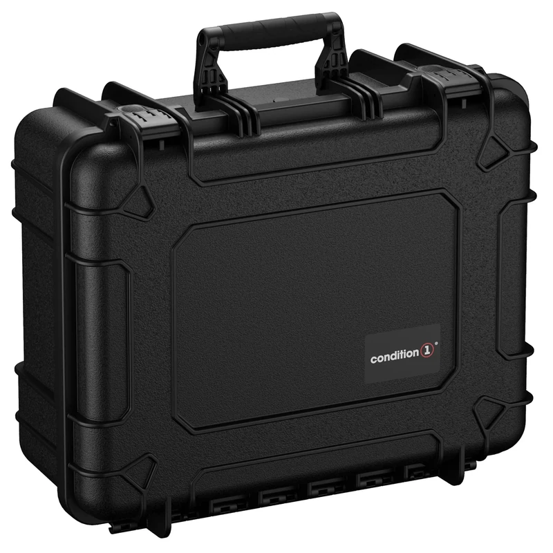 Condition 1#253 Black Airtight/Watertight Protective Case with Pick N Pluck Foam by