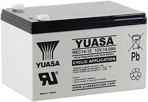 Yuasa REC14-12 12V 14Ah Deep Cycle AGM Battery