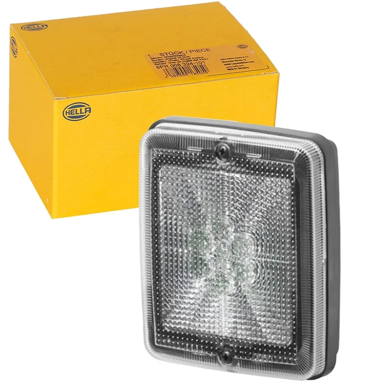 HELLA 2BA 013 236-141 Direction Indicator - LED - 12V - Fitting/Bolted - Lens Colour: Crystal clear - Cable: 100mm - Plug: Blade Terminal - Rear - Quantity: 1