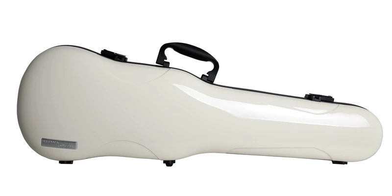 GEWA AIR 1.7 Form Shaped Violin Case high gloss beige, Made in Germany, high break resistance