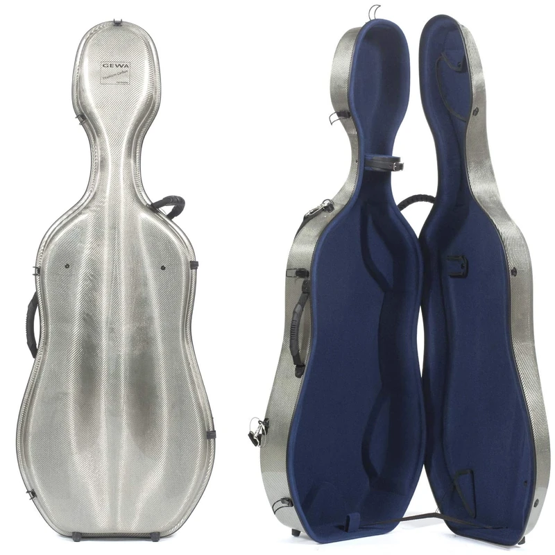 GEWA Cello Case Idea Titanium Carbon 3.3 Titanium/blue
