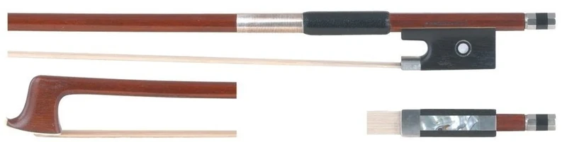GEWA violin bow, pernambuco wood, 4/4, octagonal stick, nickel silver with stamp H. Walter Zapf