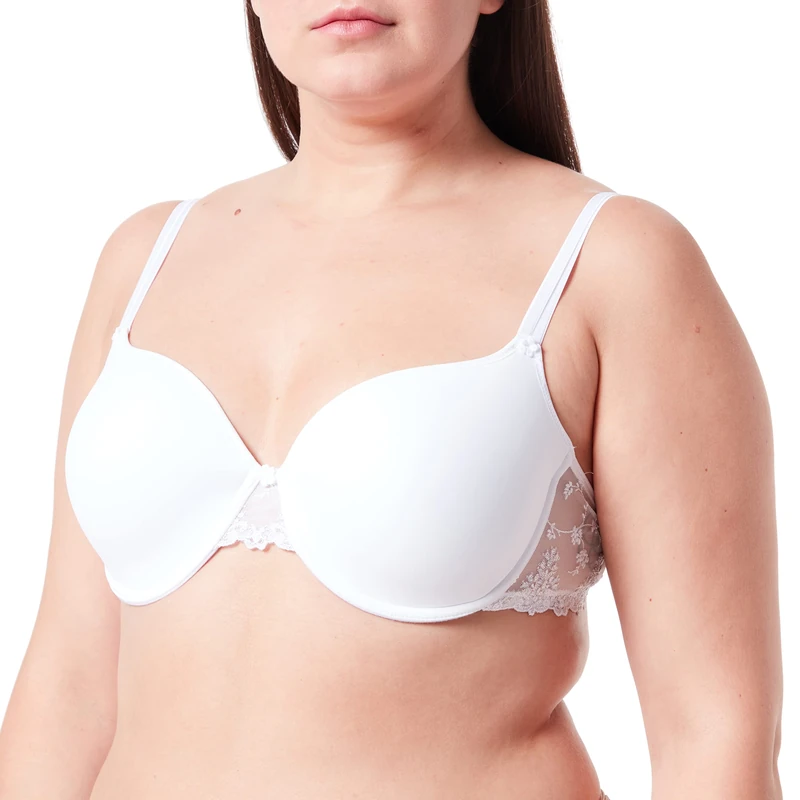 Passionata Women's White Nights T-Shirt Bra, (White Sparkle 2p), 70A