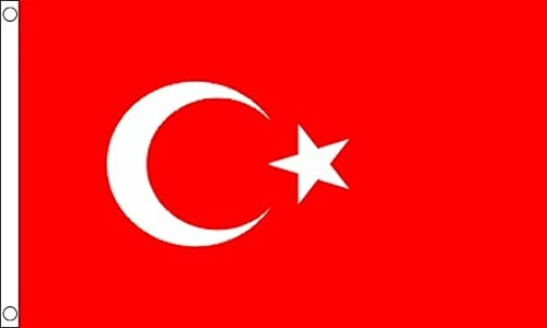 Flagtex Turkish Flag 3ft x 2ft - Durable Turkey Flag - Premium Flag of Turkey for Indoor and Outdoor Display - High-Quality Turkish Flag for Home, Office, or Garden