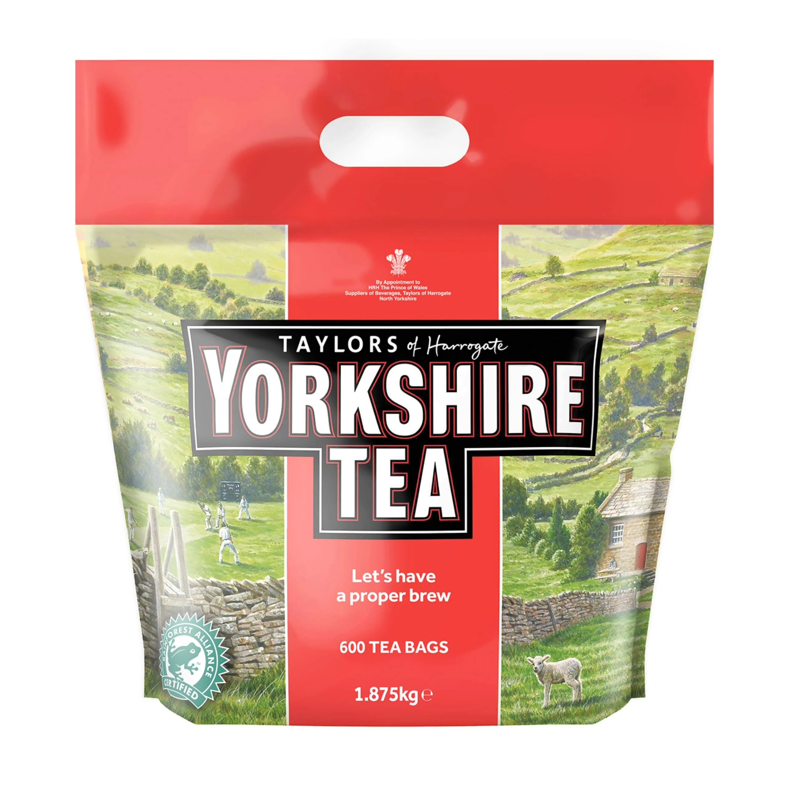 Yorkshire Tea 600 Tea Bags 1.875 Kg