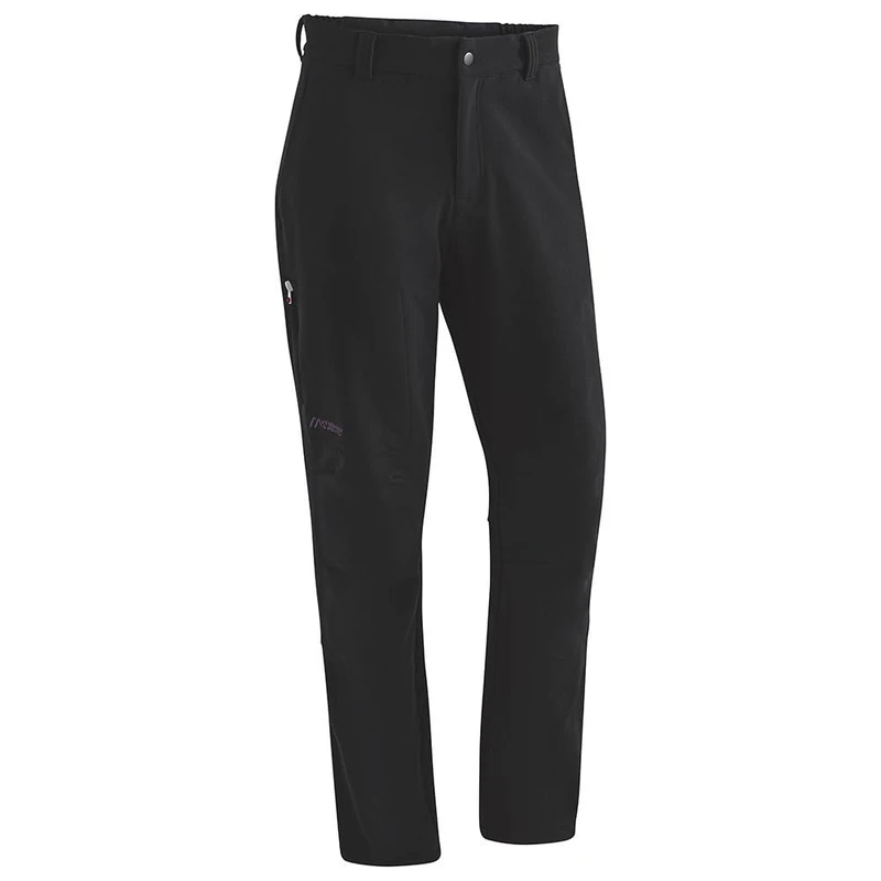 maier sports Herrmann, Men's Hiking Trousers, Water-Repellent Outdoor Trousers for Trekking and Hiking, PFC-Free, mSTRETCH pro 2 & dryprotec Black - Black