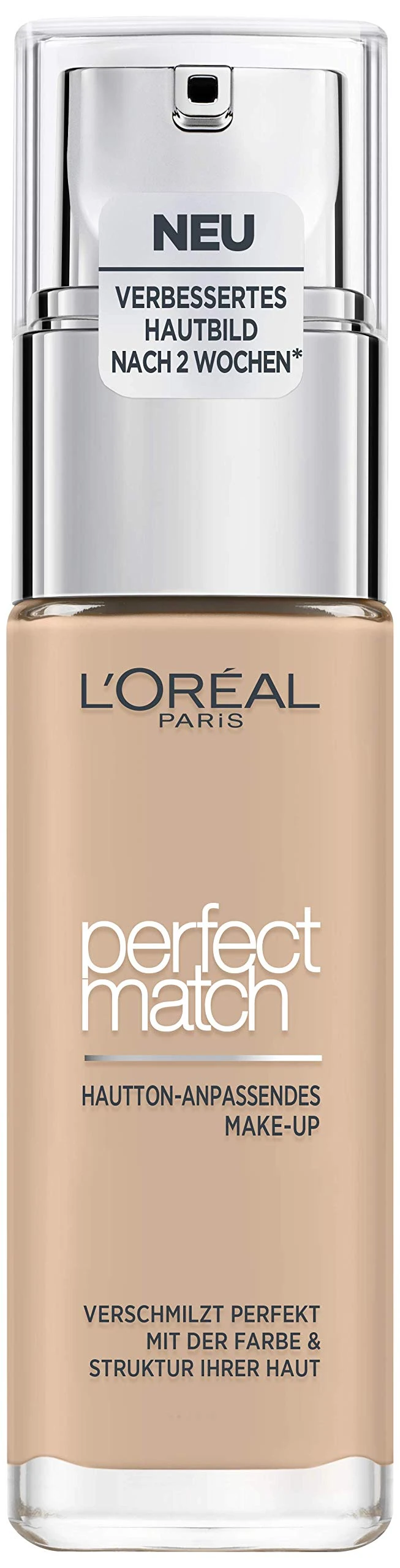 L 'Oréal Paris Perfect Match Foundation, covering Make-Up – Perfect Blend Skin Tone & 24h Moisturising