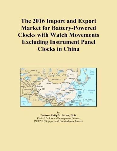 The 2016 Import and Export Market for Battery-Powered Clocks with Watch Movements Excluding Instrument Panel Clocks in China