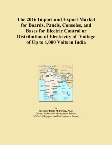 The 2016 Import and Export Market for Boards, Panels, Consoles, and Bases for Electric Control or Distribution of Electricity of Voltage of Up to 1,000 Volts in India