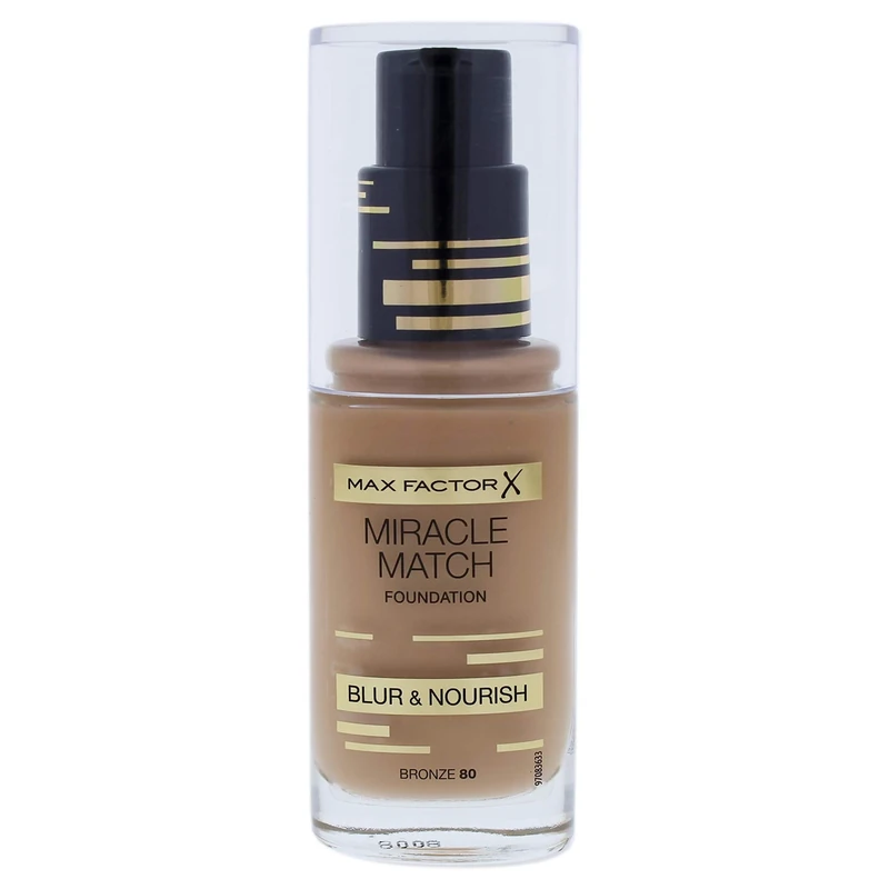 Max Factor Miracle Match Blur & Nourish Foundation, Bronze 8