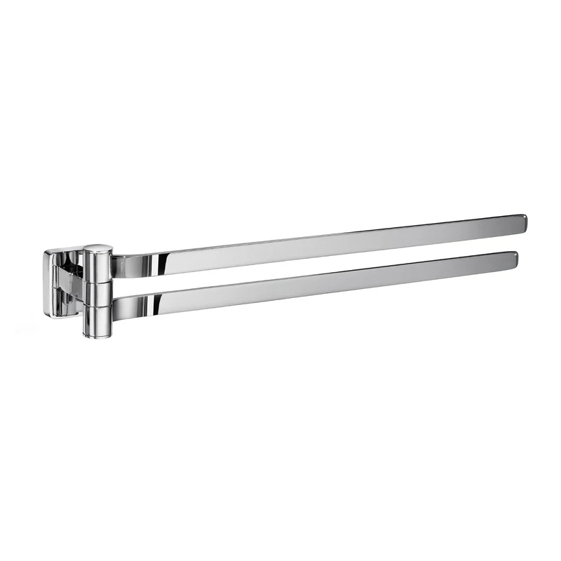 Smedbo "Ice" Swing Arm Towel Rail, Polished Chrome,40 x 4.4 x 5.7 cm