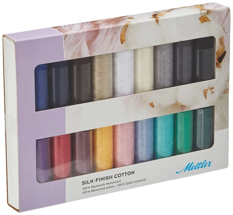 Mettler Silk Finish Cotton Thread Gift Pack 1, Multi-Colour