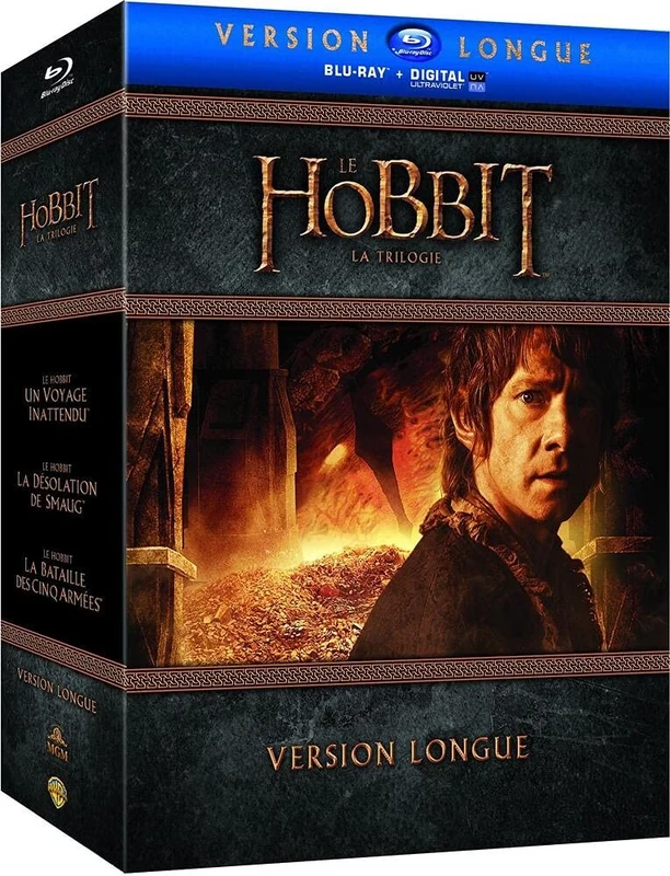 Coffret trilogie le hobbit : un voyage inattendu ; la désolation de smaug ; ... [Blu-ray]