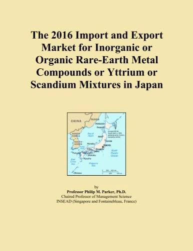 The 2016 Import and Export Market for Inorganic or Organic Rare-Earth Metal Compounds or Yttrium or Scandium Mixtures in Japan
