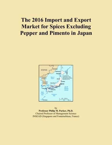 The 2016 Import and Export Market for Spices Excluding Pepper and Pimento in Japan