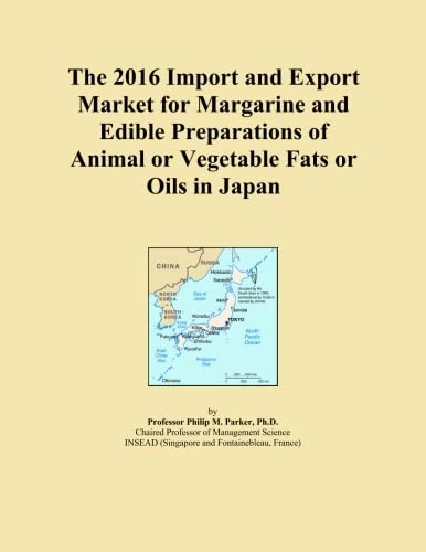 The 2016 Import and Export Market for Margarine and Edible Preparations of Animal or Vegetable Fats or Oils in Japan