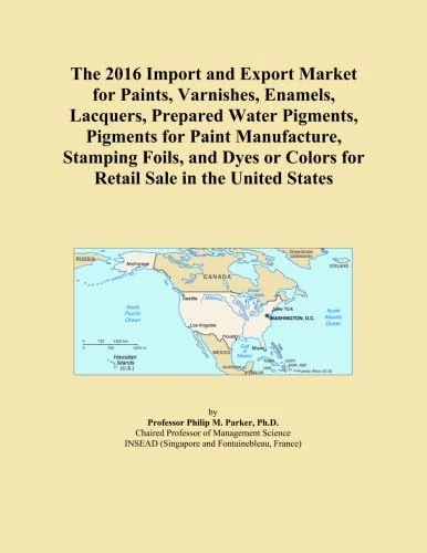 The 2016 Import and Export Market for Paints, Varnishes, Enamels, Lacquers, Prepared Water Pigments, Pigments for Paint Manufacture, Stamping Foils, ... Colors for Retail Sale in the United States