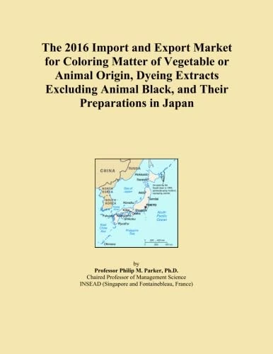 The 2016 Import and Export Market for Coloring Matter of Vegetable or Animal Origin, Dyeing Extracts Excluding Animal Black, and Their Preparations in Japan