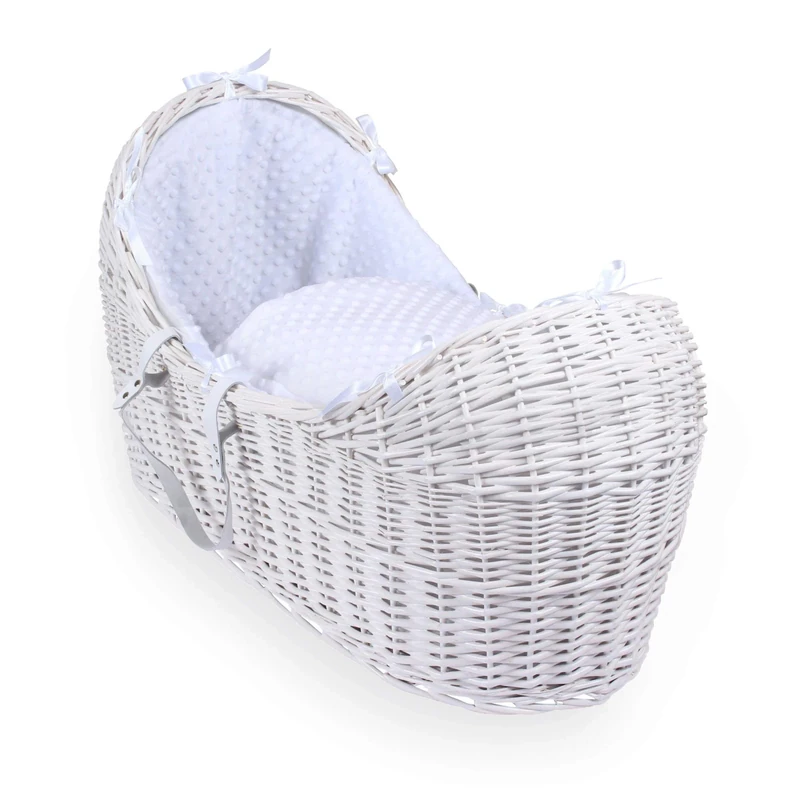 Dimple White Wicker Noah Pod - White
