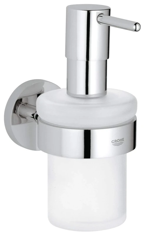 GROHE 40448001 Essentials Soap Dispenser with Silver Holder