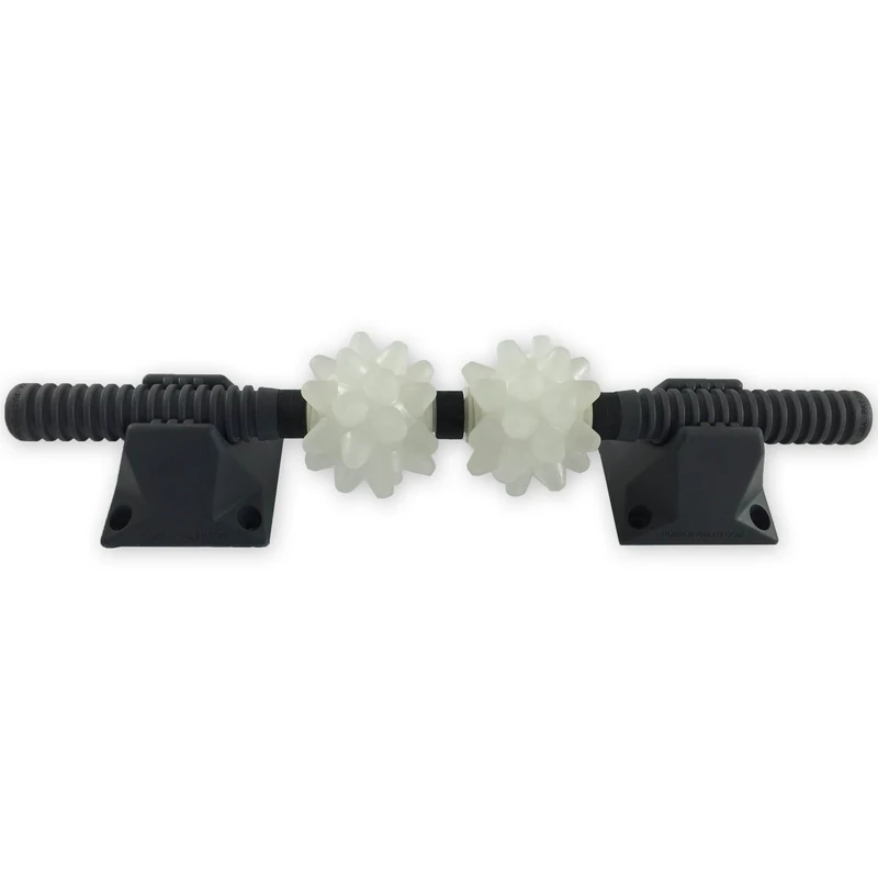 RumbleRoller Original Beastie Bar with Stands, Translucent White - Image 1