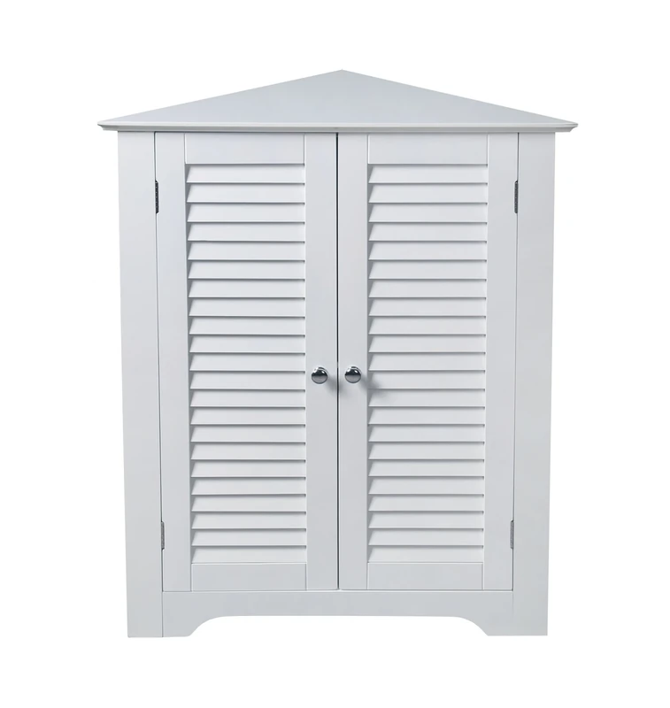 ASPECT Odense Bathroom Corner Storage Cabinet, White