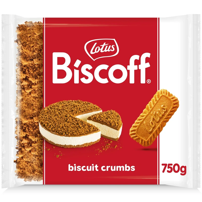 Biscoff - Caramelised Biscuit Crumble - Ingredients from natural origin - Vegan - No colours or added flavours - 750g