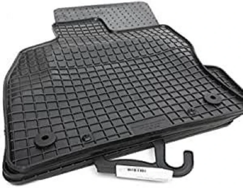 PETEX 61510 kh parts rubber mats, original quality rubber floor mats, set of 4, black