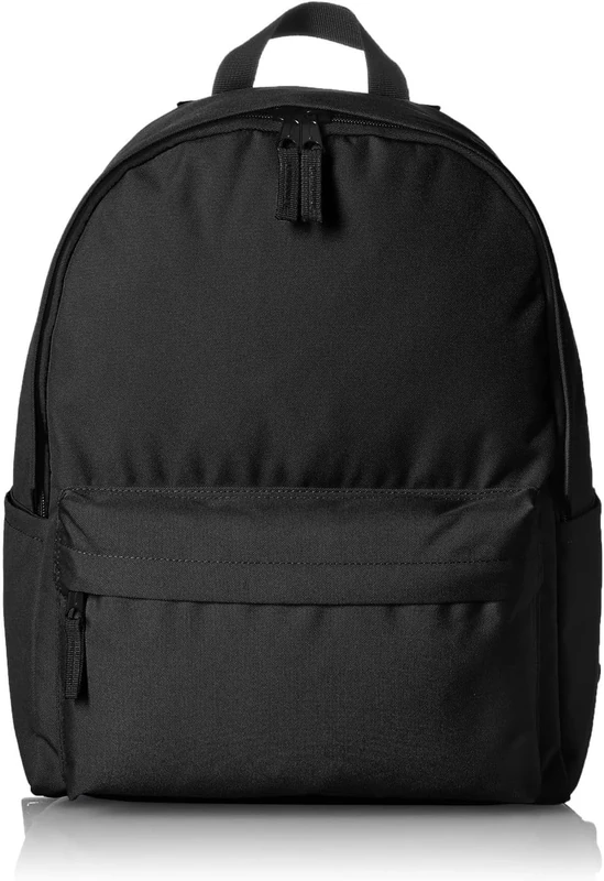 Amazon Basics, Classic/Casual/School Backpack, Black, 1-Pack