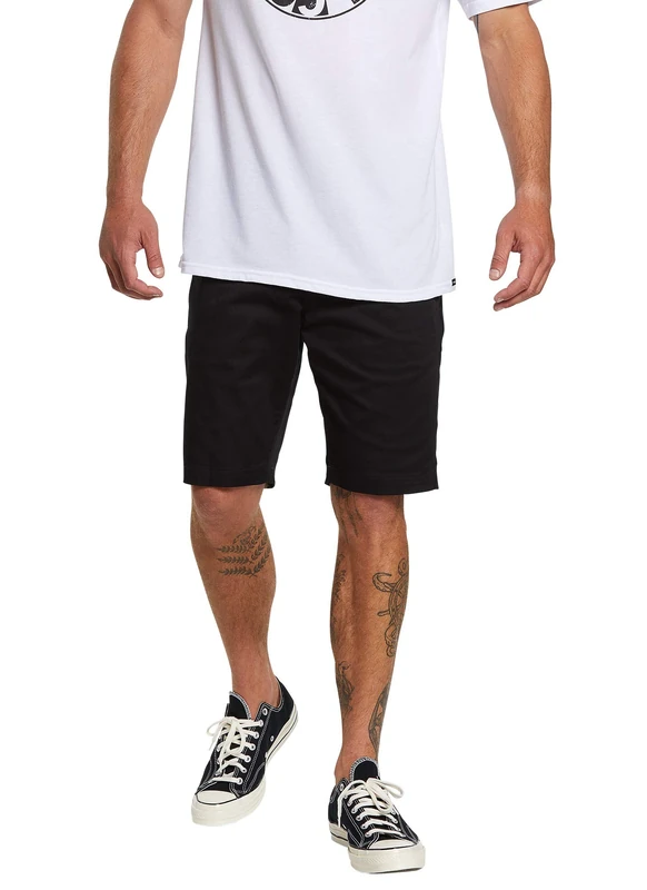 Volcom Men's Frckn Mdn Strch Sht Shorts, Black, 28 UK