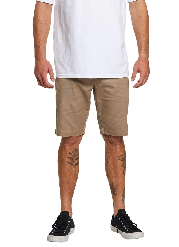 Volcom Men's Volcom Men's Frickin Chino Casual Shorts, Khaki, 32 UK