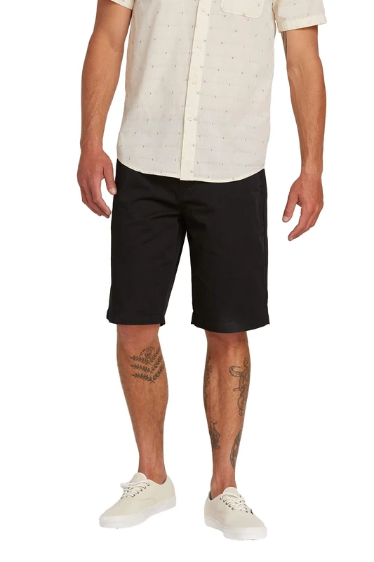 Volcom Men's Frickin Chino Short Casual, Black, 32