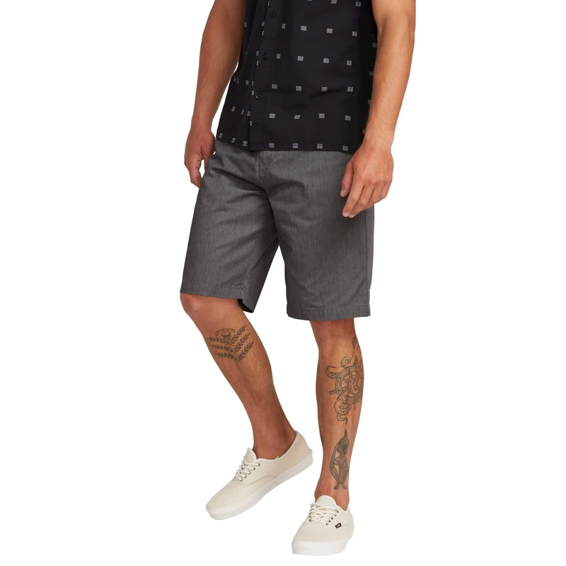 Volcom Men's Frickin Chino Short Casual, Charcoal Heather, 29